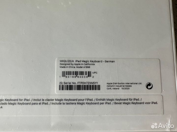 Magic keyboard iPad 12,9