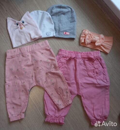 Пакетик одежды д/девочки 3-6 мес