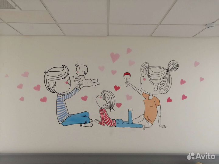 Роспись стен, одежды, аксессуаров и пр