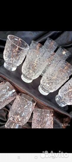 Фужеры, стопка, рюмки хрусталь СССР