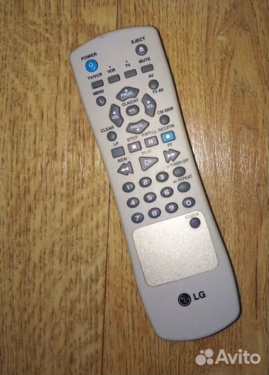 Пульты от видеомагнитофона LG и Телевизора sony