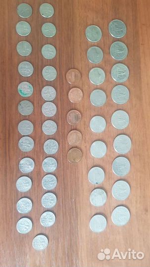 Большой лот американских монет