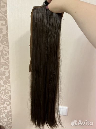 Волосы на заколках