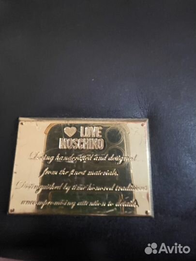 Сумка натуральная кожа Love Moschino