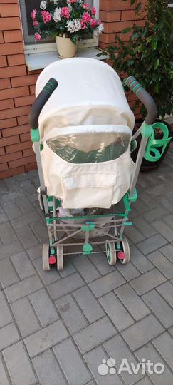 Прогулочная коляска трость бу