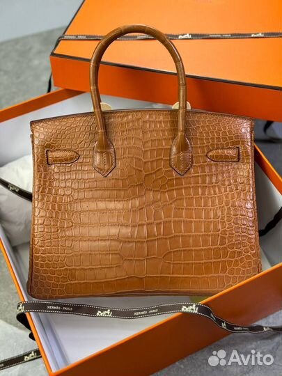 Сумка Hermes Birkin 30 cm из кожи крокодила