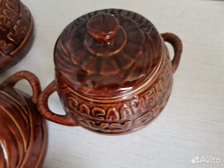 Горшки для запекания керамические