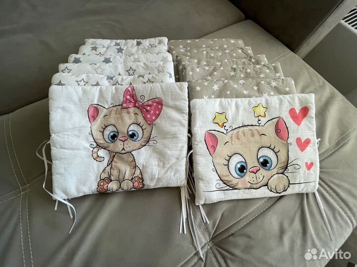 Бортики в кроватку