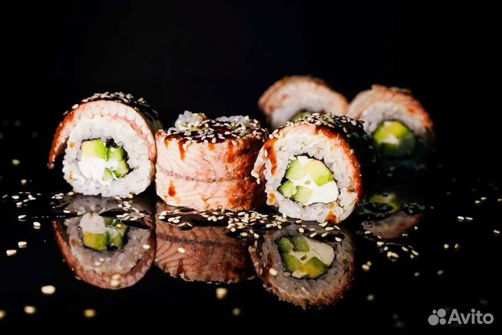 Готовый бизнес доставка суши, роллы