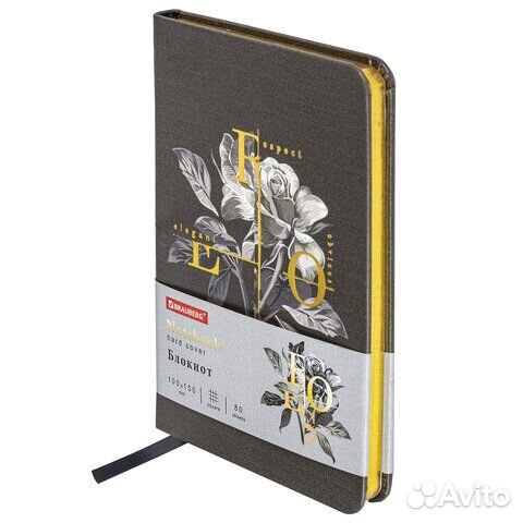 Блокнот малый формат 100х150 мм А6, brauberg vista