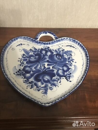 Гжель столовая посуда