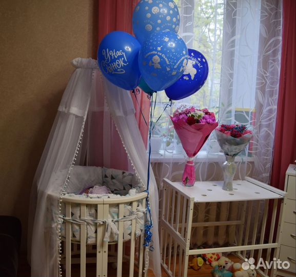 Кроватка круглая/овальная