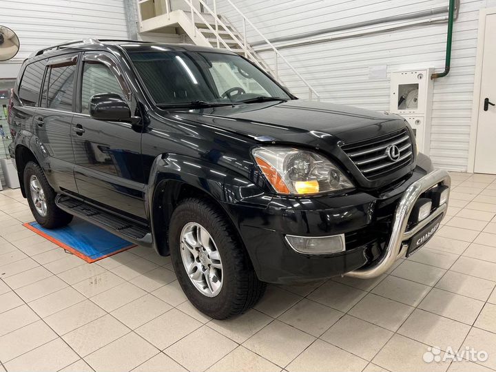 Защита бампера на Lexus GX, Toyota Prado