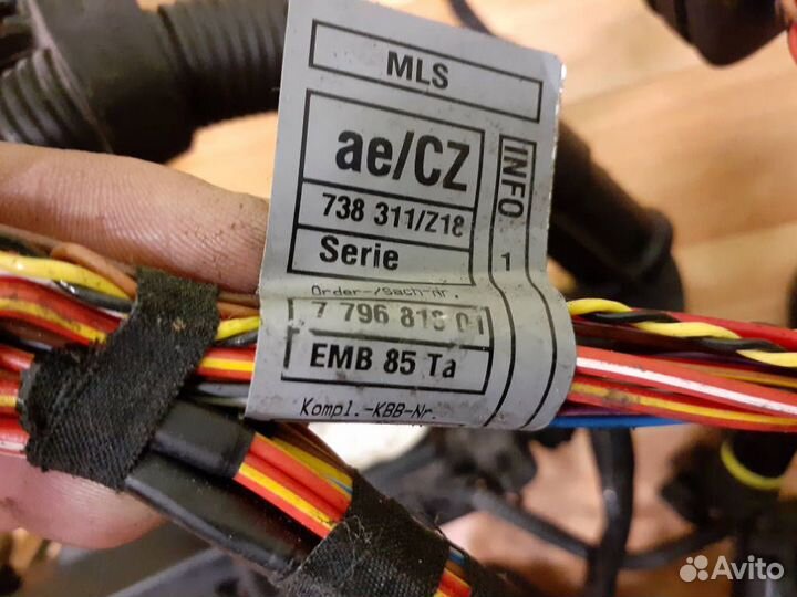 Проводка двигателя BMW E53 X5 M57N 3.0d