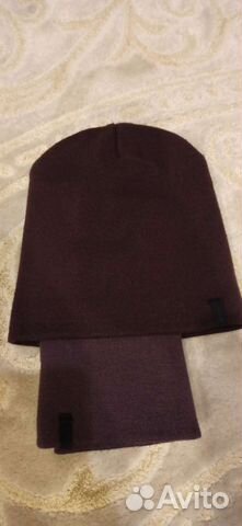 Комплект шапка и снуд детский