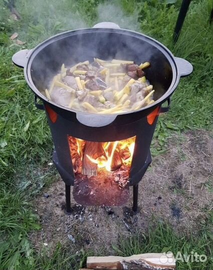 Печь для казанa 10 лит