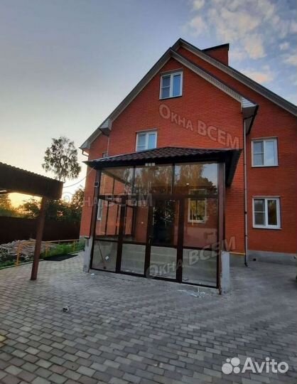 Остекление окон и балконов пвх