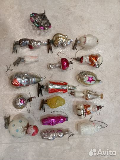 Елочные игрушки СССР