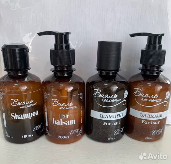 Шампунь и бальзам для волос