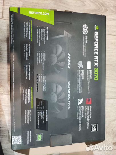 Видеокарта MSI RTX 3070