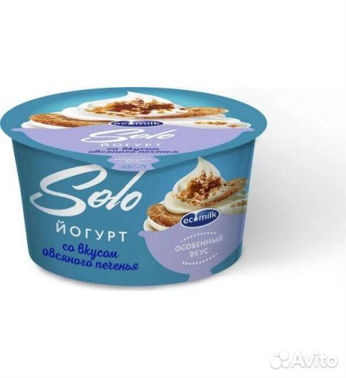 Йогурт Экомилк со вкусом овсяного печенья 130г