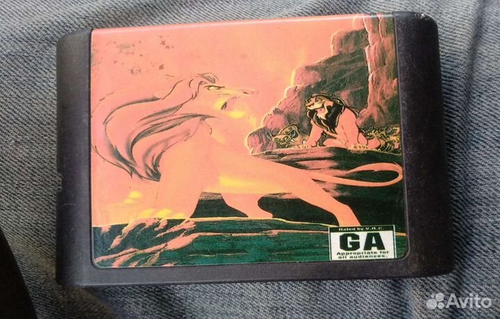 Картрилж sega король лев япония