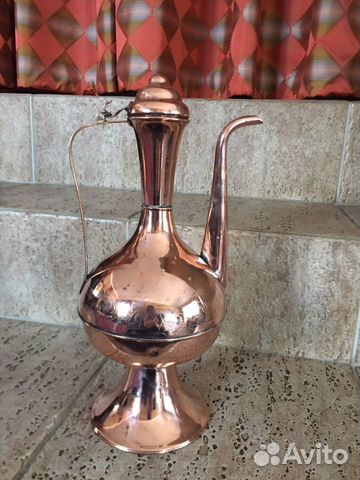 Старинный Кувшин-сосуд медный