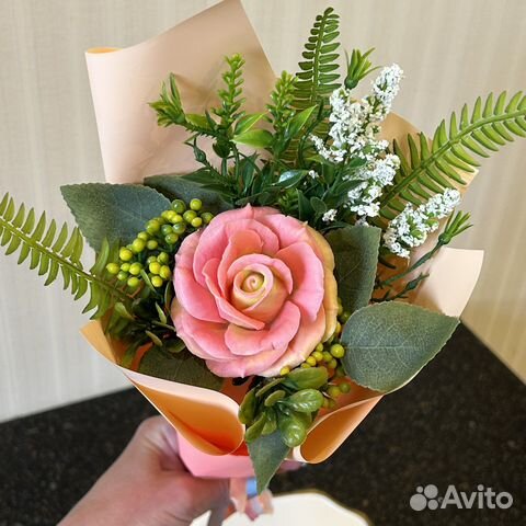 Букет из мыла ручной работы