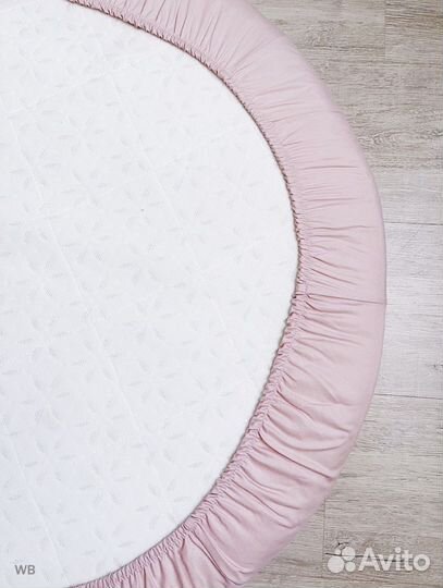 Простынь на круглую кроватку, 75х75