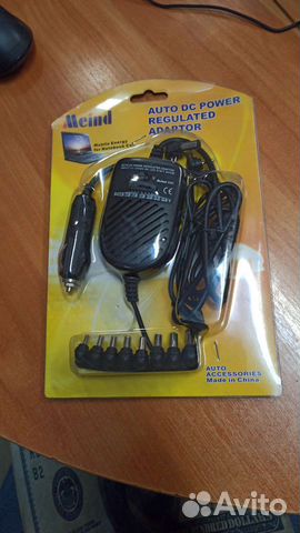 Адаптер питания для ноутбука 12V-24V автомобильный