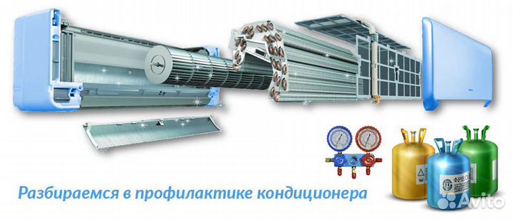 Чистка кондиционеров заправка ремонт сплит систем