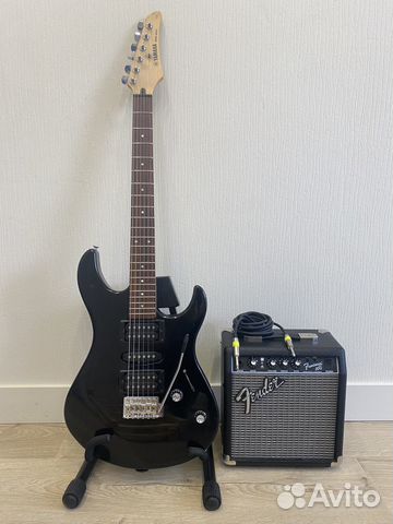 Электрогитара Yamaha с комбо усилителем Fender купить в Южно-Сахалинске ...
