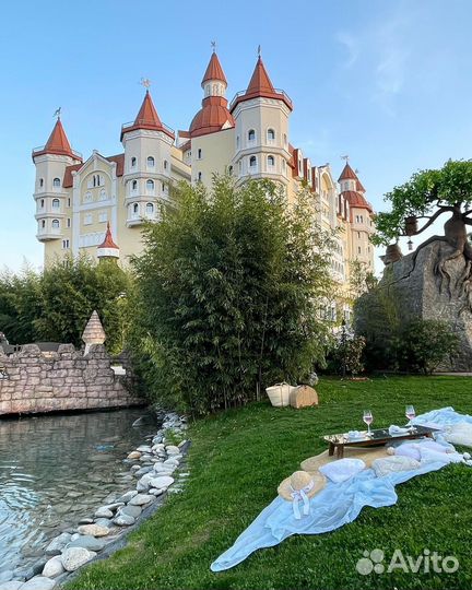 Фотосессия,Пикник в горах или у моря.Оформление