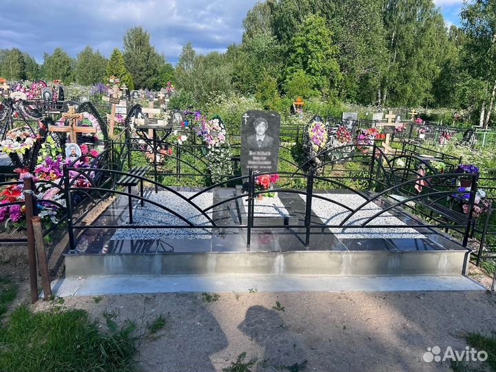 Благоустройство захоронения, уход за могилой