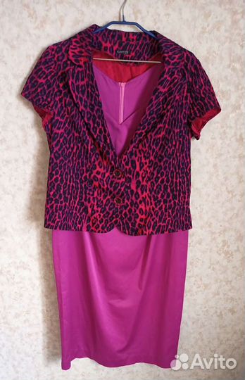 Платье с пиджаком размер 54