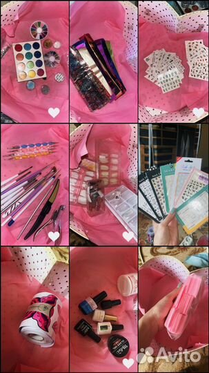 Набор для маникюра с лампой