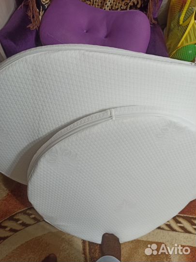 Матрас детский круглый и овальный
