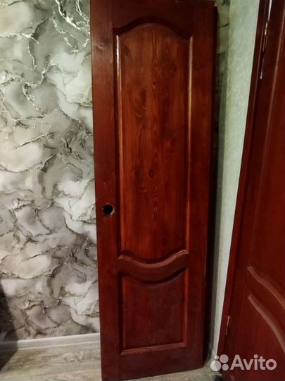 Дверь деревянная 2шт б/у