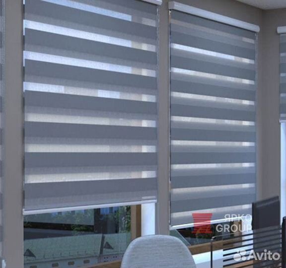 Рулонные шторы на балконные окна