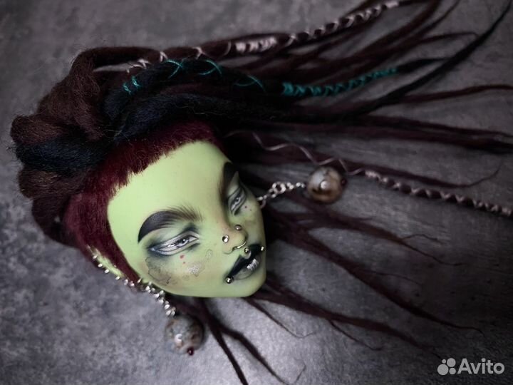 Монстер хай ооак голова monster high ooak Венера