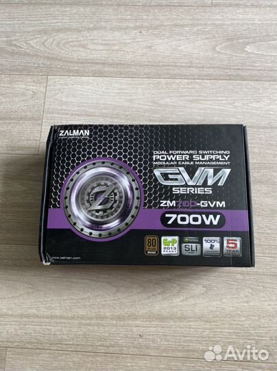 Блок питания 700w модульный Zalman zm700-gvm atx