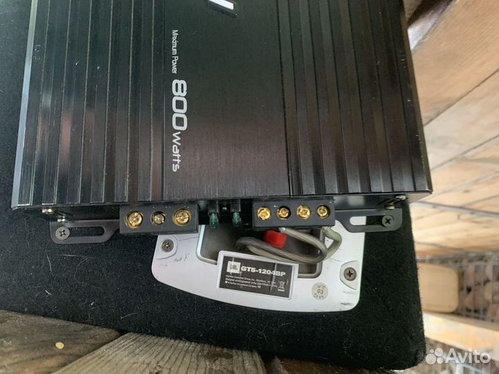 Сабвуфер и усилитель