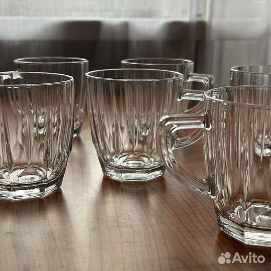 Кружки стеклянные 245 мл