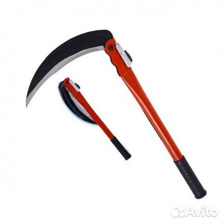 Коса-серп с ручкой 40 см складная; 53842
