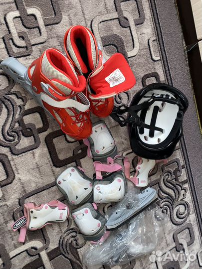 Ролики коньки детские 2 в 1