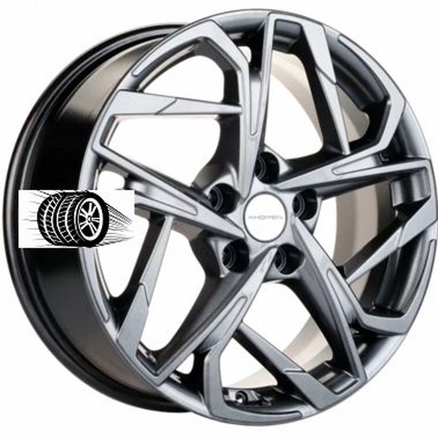 Литые диски Khomen Wheels 7×R17 5×114.3