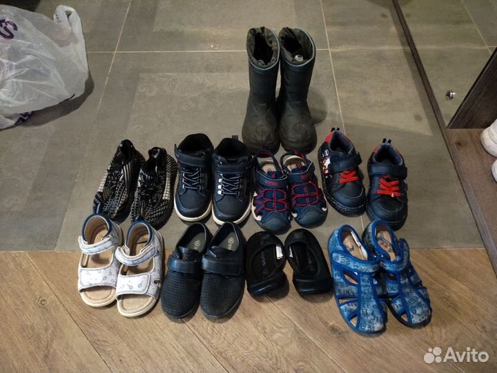 Детская обувь для мальчика+пакет вещей на 2-3года