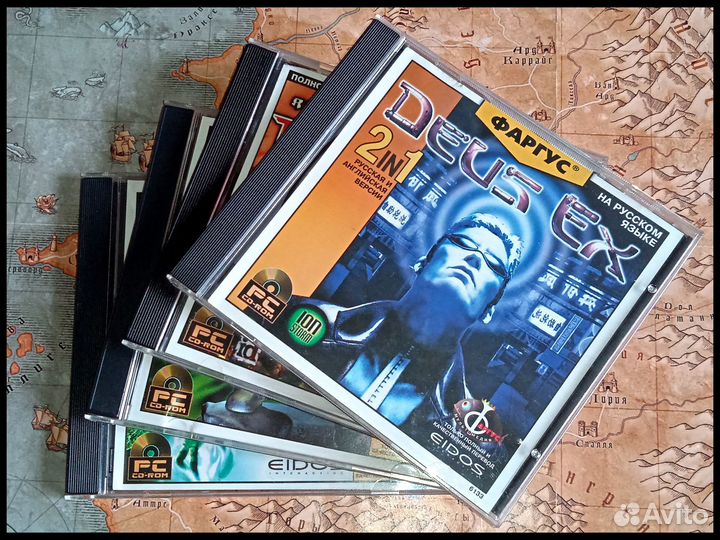 Старые компьютерные игры на дисках