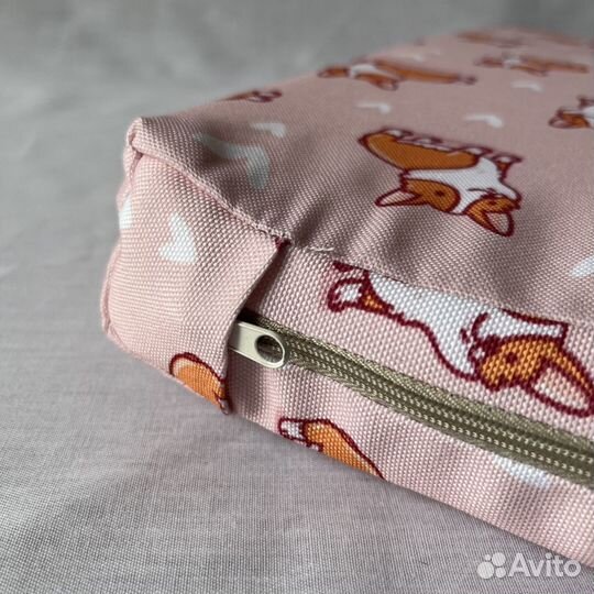 Лежанка для собак и кошек съемный чехол для клетки