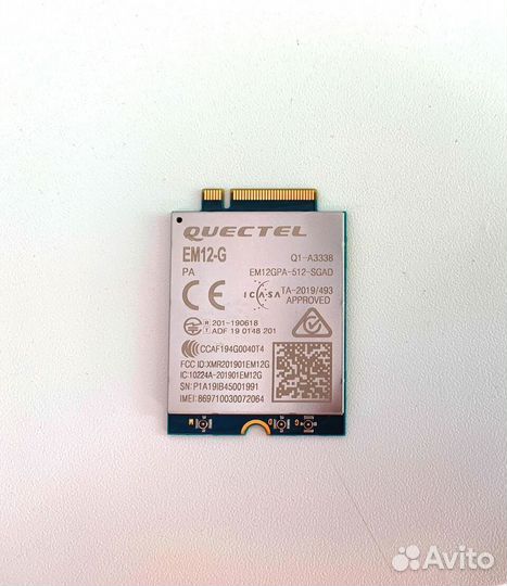 Модем 4G EM12-G Quectel